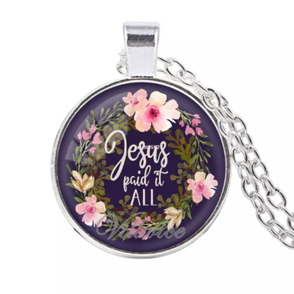 Jesus paid it all Necklace